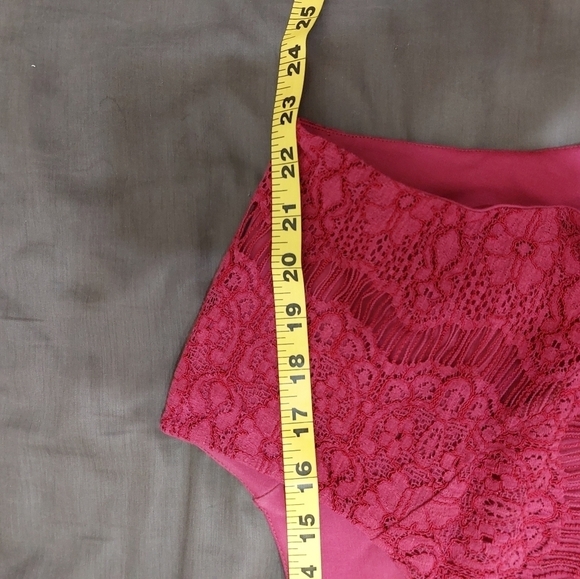 Garnet Hill pink cap sleeve lace dress lined synched waist wedding guest 18 - Picture 10 of 13